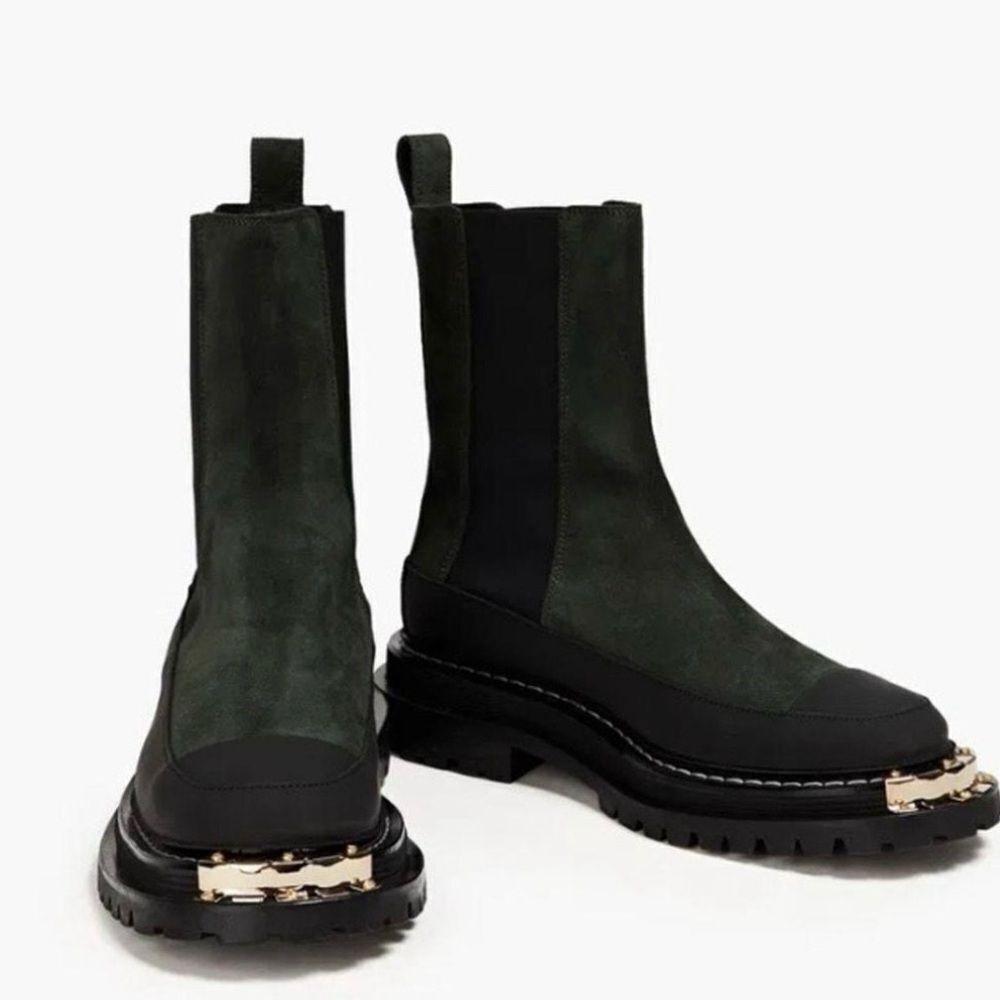 NEW Sandro Women's H22 Liam Stretch Chelsea Boots